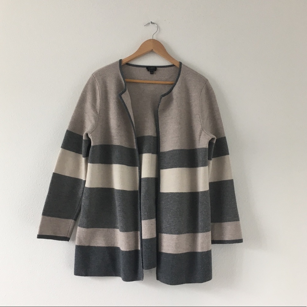 Talbots 100% Pure Merino Wool Knit Coat